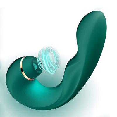 Máy massage điểm G cao cấp Emerald 2 đầu rung - mút - gợn sóng